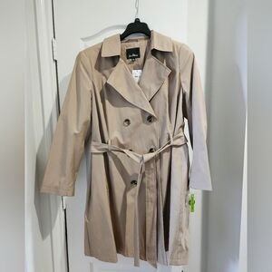 Sam Edelman Tan Trench Coat Lightweight Classic 1x